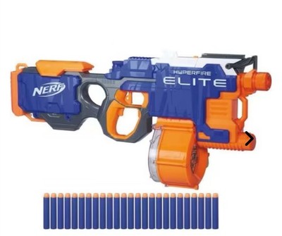 NERF B5573 Hyperfire N-strike Elite Motorized Dart Blaster for