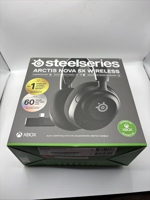 SteelSeries Arctis Nova 5X Wireless Bluetooth Gaming Headset Black for Xbox