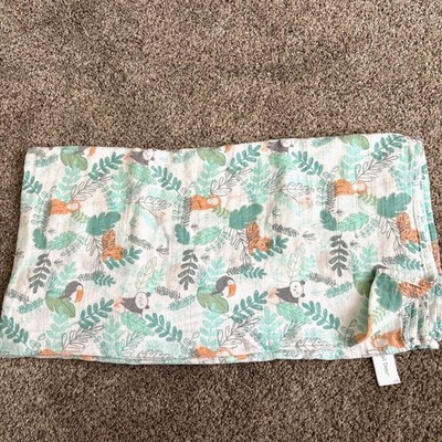Angel Dear Baby Jungle Print Bamboo Cotton Baby Swaddle/ Crib Blanket 47''x47'' #8