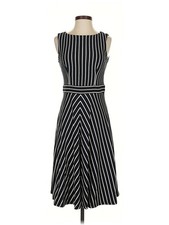 Ann Taylor Women Black Casual Dress 0