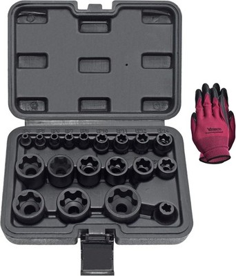 Yuesstloo Torx Plus Socket Set, External Torx Plus 6 Point EP Socket EP4 - EP32