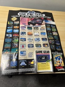 SEGA GENESIS MODEL 1 CONSOLE WITH SONIC THE HEDGEHOG