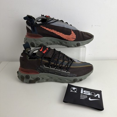 2018 Nike React WR ISPA Velvet Brown AR8555-200 Herren Uk 9 Turnschuhe Sneaker