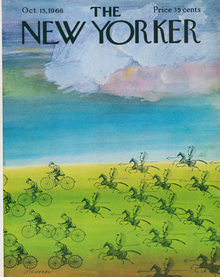 The New Yorker October Art 1966 Saul Steinberg Poster - 12X16/16X20/18X24/24X36