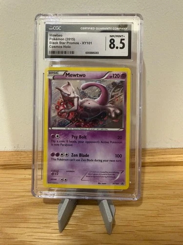 CGC 8.5 Mewtwo 2015 Black Star Promos XY101 Pokemon Card