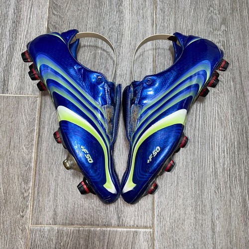 2005 Adidas +F50.6 Tunit Royal Electric Green Elite Soccer Cleats Football Boots