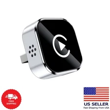 Wireless Adapter for Wired CarPlay & Android - Small Size, Plug & Play