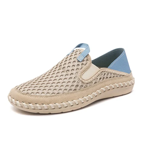 Summer Mesh Breathable Men's Shoes Lightweight Sneakers Footwear Comfy Slip-on - Picture 21 of 25