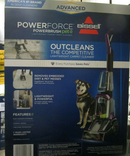 BISSELL Powerforce Powerbrush Full Size Carpet Cleaner 2089 Lightweight