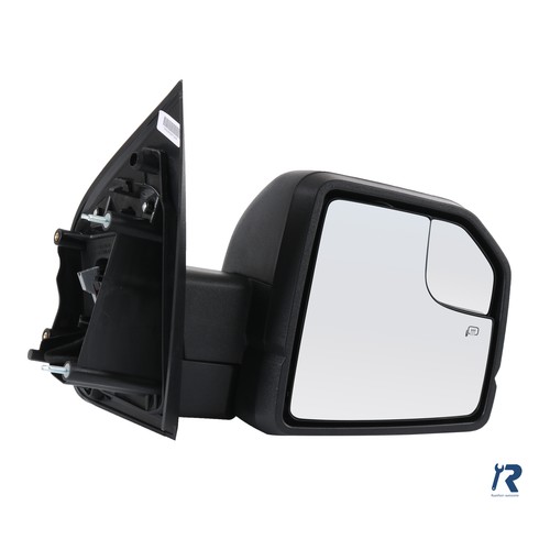 Mirror Passenger Right Side Heated Textured Manual Folding For 15-18 Ford F-150 - Picture 7 of 15