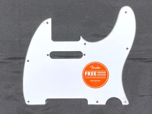 Fender Squier Affinity Tele PICKGUARD BLANCO 3 CAPAS Cuello Pastilla Montaje ~ Telecaster - Imagen 2 de 14