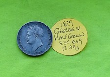 1829 Silver HALF CROWN Coin King George IV (1820-1830) ESC649 (13,99g) RARE