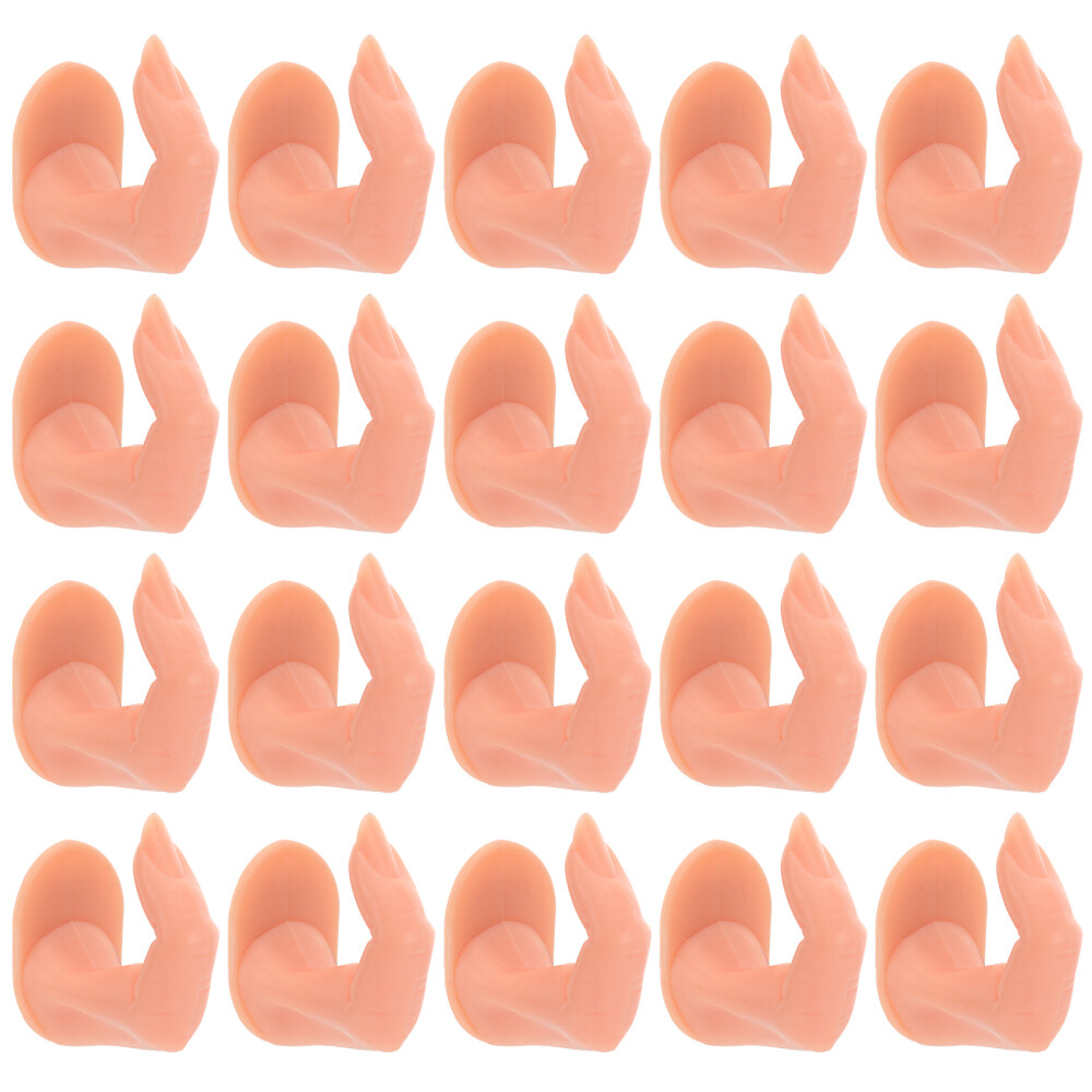 20 Pcs Acrylic Nail Practice Finger Gel Training Fingers Model eBay