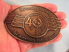 American Indian Youth Belt Buckle for Billy Mills-Running Strong 10K Run 365 
