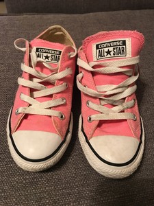 kids white converse size 2