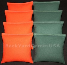 CORNHOLE BEAN BAGS Orange Green All Weather Bags ACA regulation