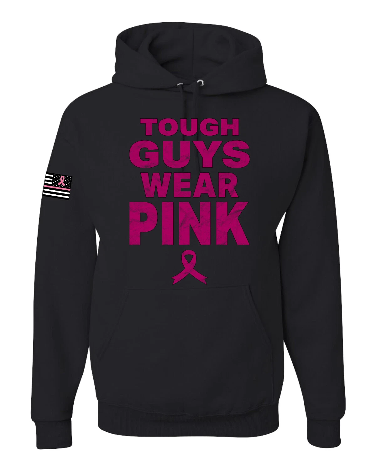 Tough Guys Wear Pink Distressed Unisex Graphic Hoodie Sweatshirt
Opens in a new window or tab