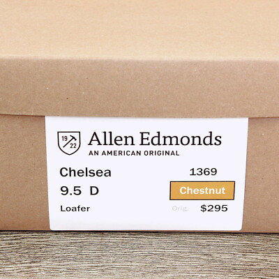 Allen Edmonds CHELSEA Loafer 9.5 D Chestnut * add $15 new Cedar Trees Allen Edmonds CHELSEA Loafer 9.5 D Chestnut * with new Cedar  main image 2