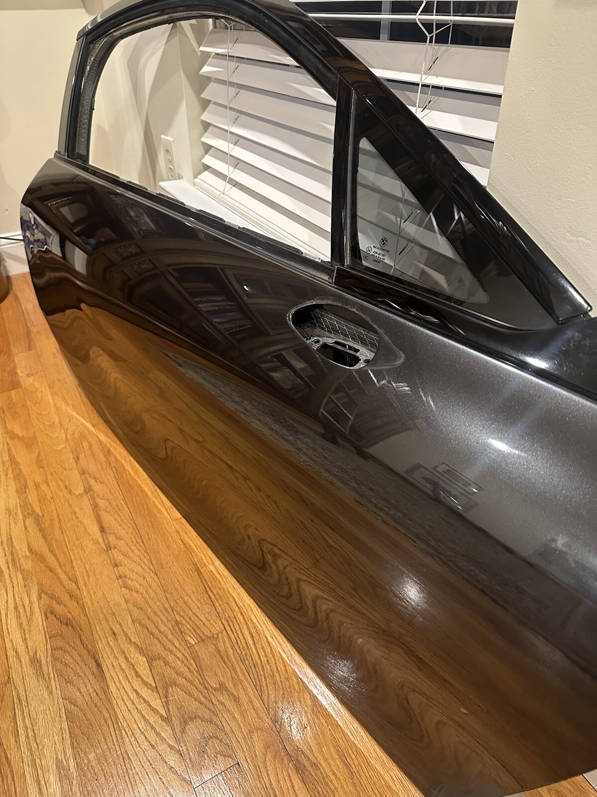 2014-2019 BMW I8 OEM FRONT RIGHT DOOR SHELL BLACK/GRAY