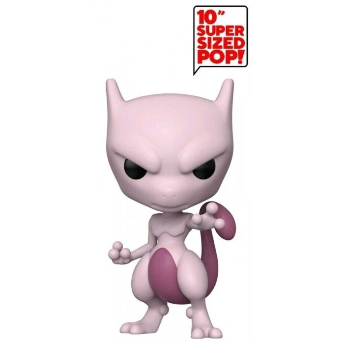 Funko Pop! MewTwo 25 cm 10" Pokémon SUPERSIZE BOX DAMAGE - Immagine 2 di 3