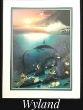 Wyland, 11" x 14" Fine Art Calender Print. Mounted on Acid Free Foam Core. NEW!