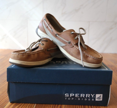 Womens Sperry Top-Sider Intrepid Classic Tan 9774811 Leather Boat