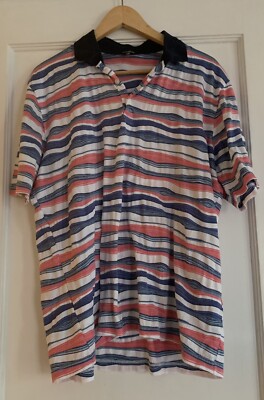 Solemare Maus Hoffman Polo Shirt Mens XXL Short Sleeve Retro Vibe