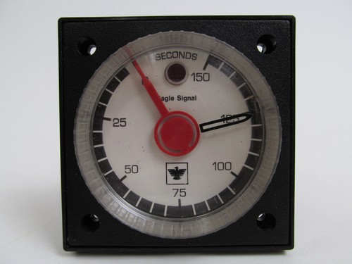Eagle Signal 0-150 Second Gauge BR46A601 Analog Gage UNTESTED FOR PARTS/REPAIR
