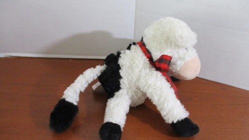 GUND ~ MICA BLOSSOM the Black & White Plush COW Stuffed Animal Beanbag - Picture 2 of 3
