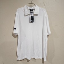 Nike Mens Golf Tour Performance Dri-Fit Polo Shirt White  Black XL NWT.