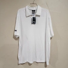 Nike Mens Golf Tour Performance Dri-Fit Polo Shirt White & Black XL NWT.