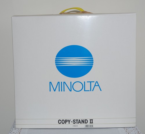 Minolta Copy Stand II, photographic copy stand. Boxed + all accessories, EXC++