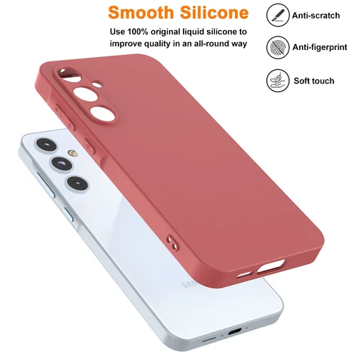 For Samsung Galaxy S25 Ultra S24 FE S23 Plus Silicone Case Phone Protective Case - Bild 33 von 44