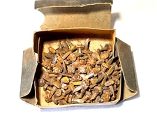 RARE Vin. Lot-100 YR. Old Cobbler's 3/8" Sole & Heel Grooved Head Hob Nails-(C)