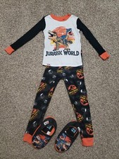 Boys Lego Jurassic World Size 4t Pajama 3pc Set
