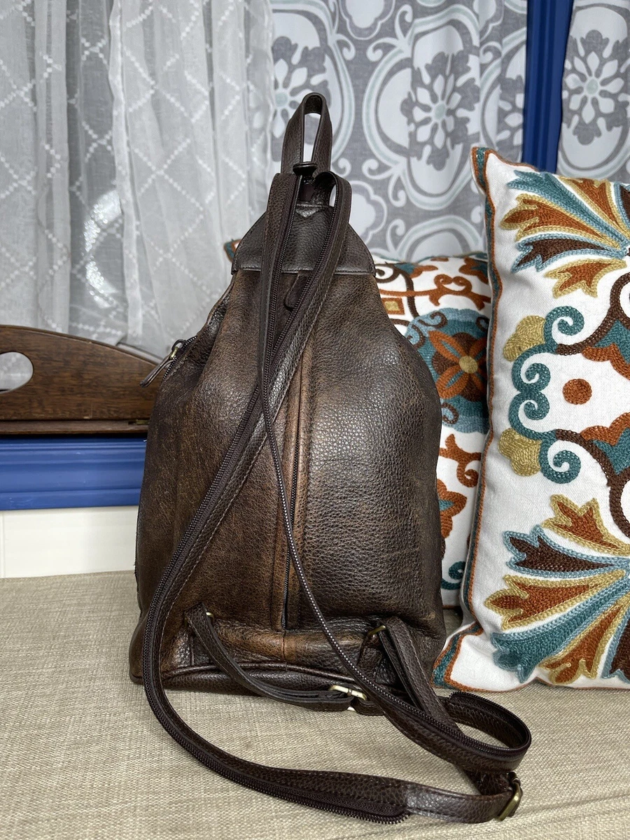 VINTAGE LIZ CLAIBORNE Backpack Distressed Purse Handbag Crossbody