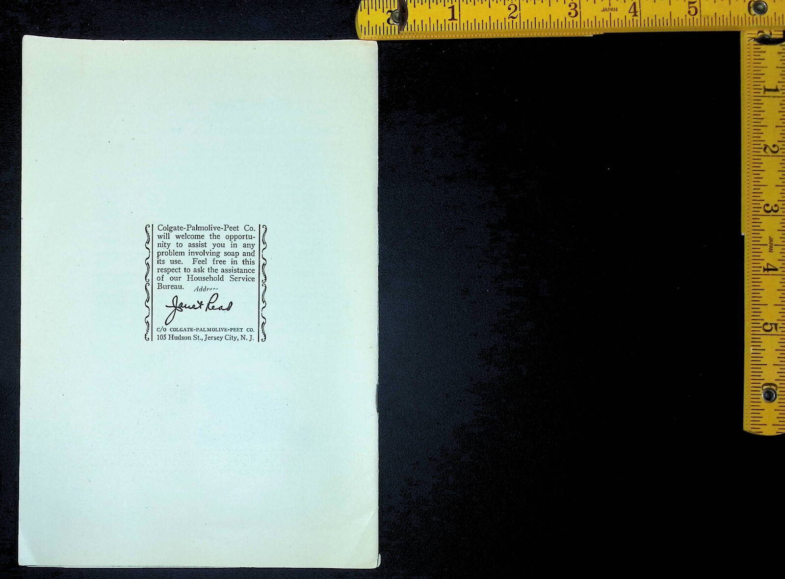 Vintage - Home Washing Helps Bulletin No.2 - Textiles - Colgate-Palmolive-Peet