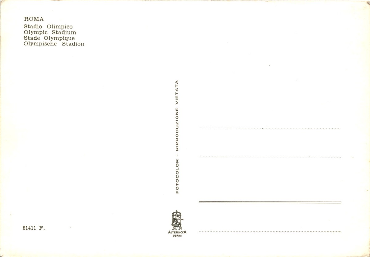 carte postale cp post card - STADIO OLYMPICO / ESPANA carte postale cp post card - STADIO OLYMPICO / ESPANA