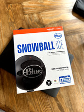 Blue Snowball iCE USB Mic for Recording Streaming on PC Mac - Black