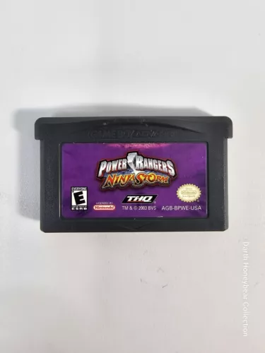 Gameboy Advance - Power Rangers Ninja Storm 2001 w/ Case Tested Authentic 