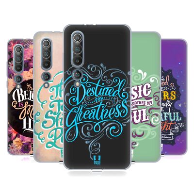 HEAD CASE DESIGNS INSPIRATIONAL TYPOGRAPHY SOFT GEL CASE FOR XIAOMI PHONES