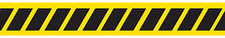 Hazard Stripes Barricade Caution Tape Non-adhesive Polyethylene Material Tape