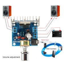 1Stks TDA7297 B 2x15W 12V Rauscharm Dualkanal...