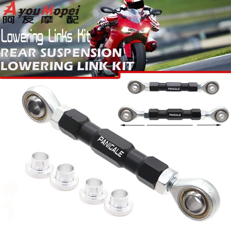 Kit de eslabones de bajada de suspensión trasera ajustables para Ducati Panigale 899/959/1199 Foto 3 de 4