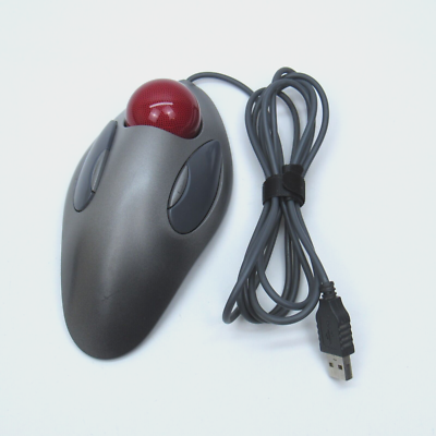 Logitech Trackman Marble T-BC21 Gray USB Wired Optical Trackball