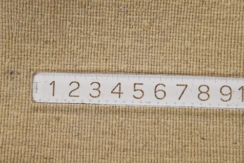 Handmade Gabbeh Solid Design Wool Modern Rug - Light Gold" 3x4 ft - Picture 12 of 12
