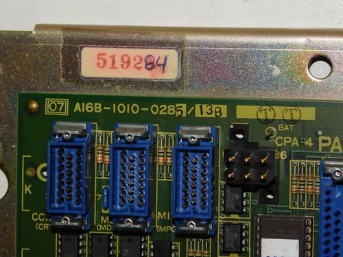 Fanuc A16B-1010-0285/13B Motherboard Circuit Board Module Card Unit Made Japan - Picture 2 of 3