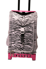 Zuca Rolling Sport Bag, Pink Frame  Insert Bag Zebra Print