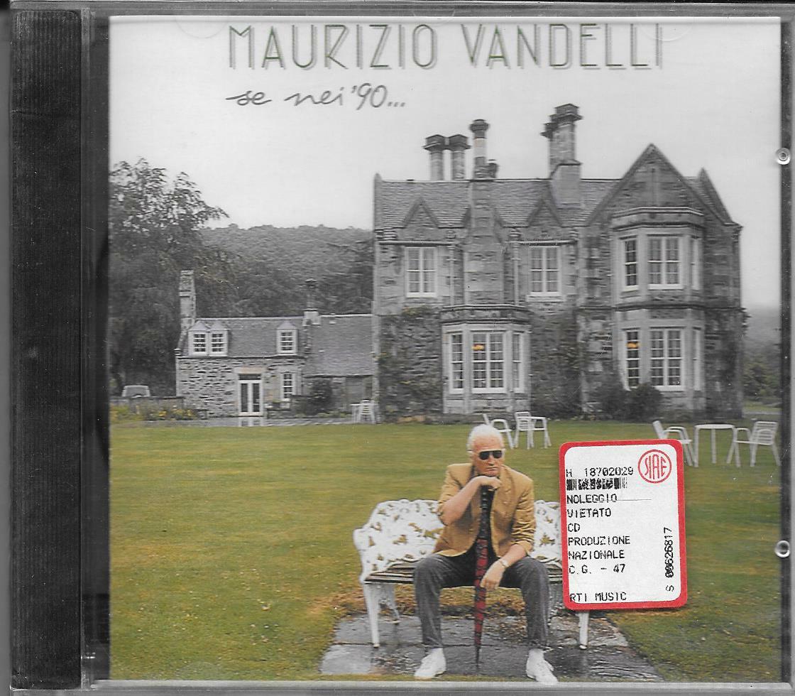 MAURIZIO VANDELLI - RARO CD ECO POP CELOPHANATO " SE NEI 90 ... "