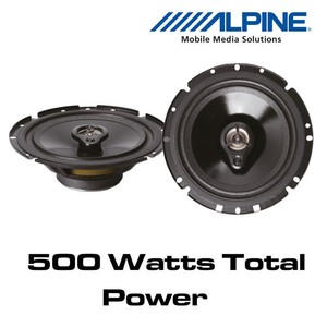 alpine coaxial speakers